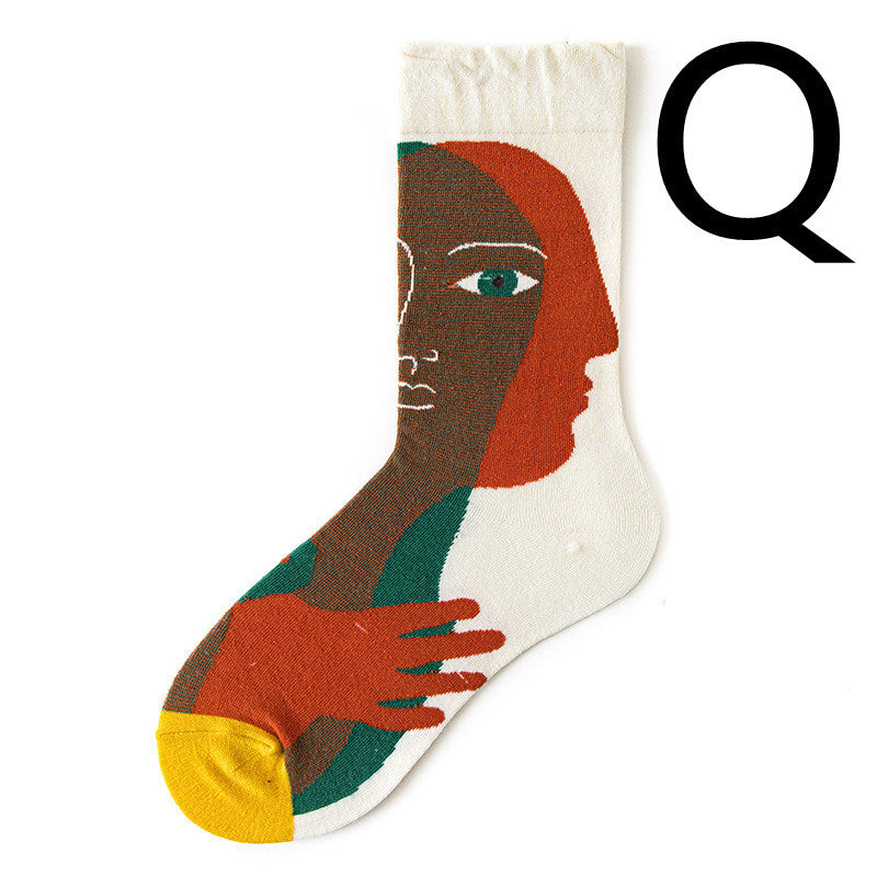 Fun Men's Retro Cotton Socks