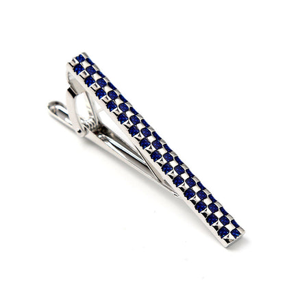 Men's Enamel Lattice Tie Clips