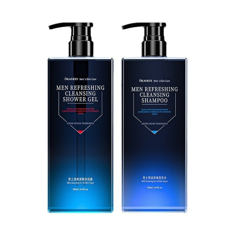 Men's Oriental Shower Gel & Shampoo Suite