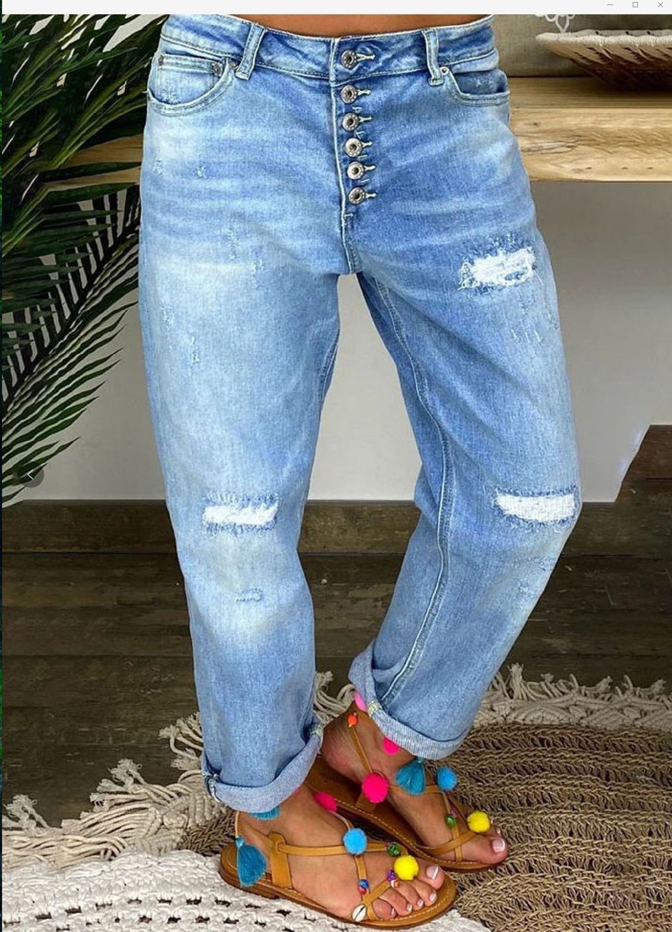 Jeans High-waisted Jeans Summer Jeans Loose Slim Jeans