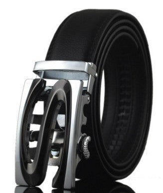 Men's Automatic Buckle Leather Belts