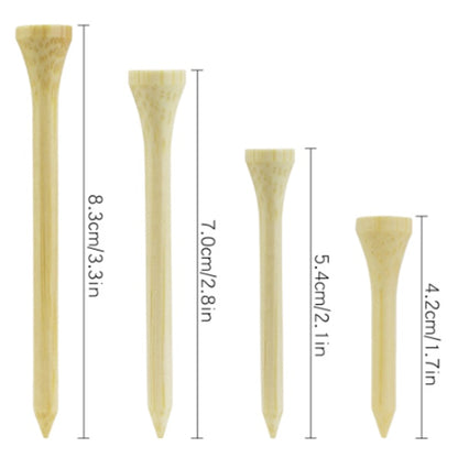 100 pcs Bamboo Golf Tees