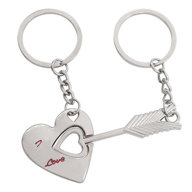 Stylish His & Hers Keyring - Valentines