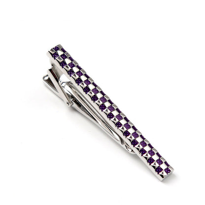 Men's Enamel Lattice Tie Clips