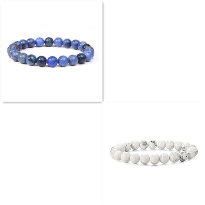 Rope Semi-precious Stones Men And Women Bracelets