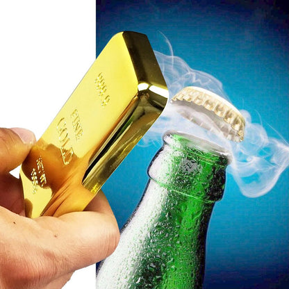 Gold Bar Beer Bottle Opener