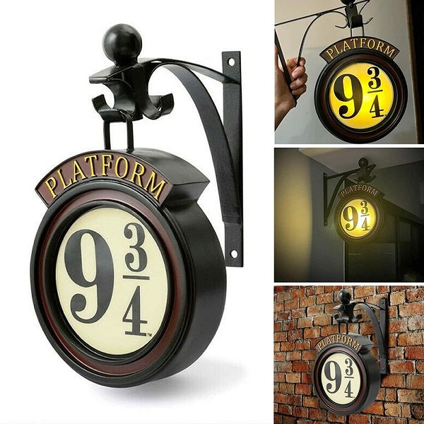 9 3/4 Platform Wall Sign Night Light