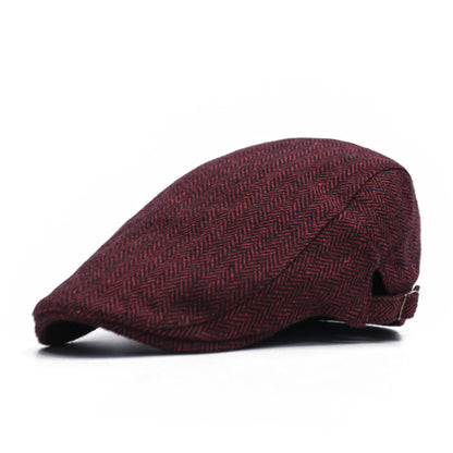 Autumn And Winter Woolen Mens And Womens Beret Caps