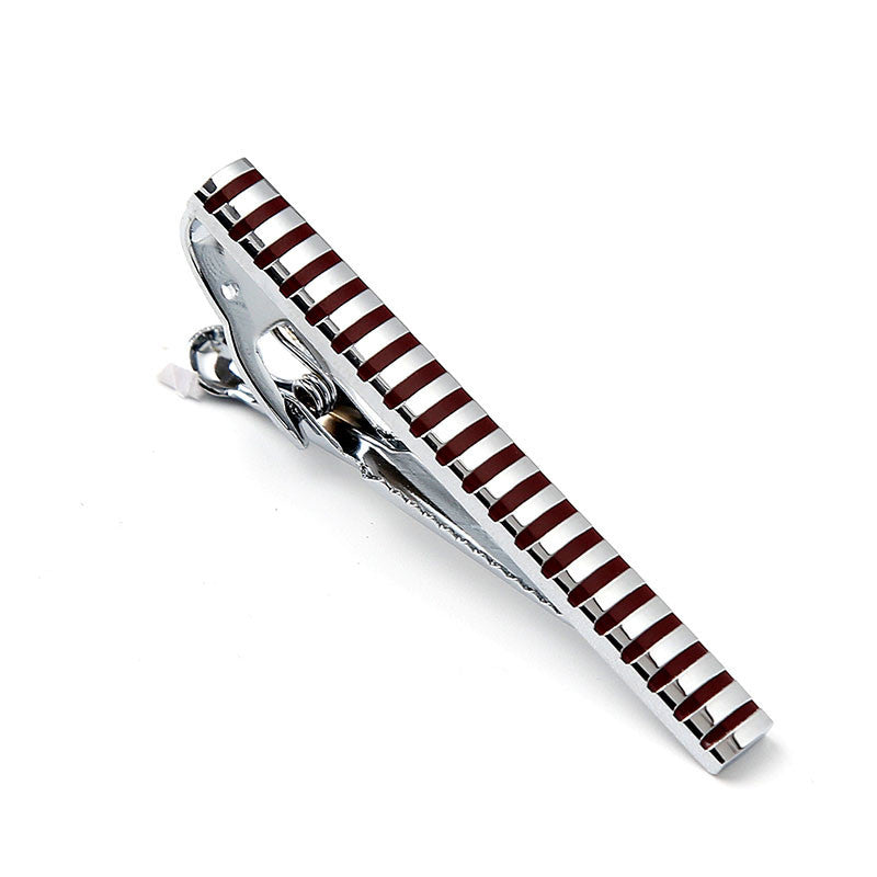 Men's Enamel Lattice Tie Clips