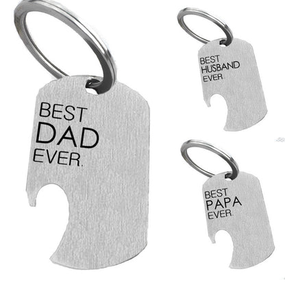 Stainless Steel Bottle Opener Keychain