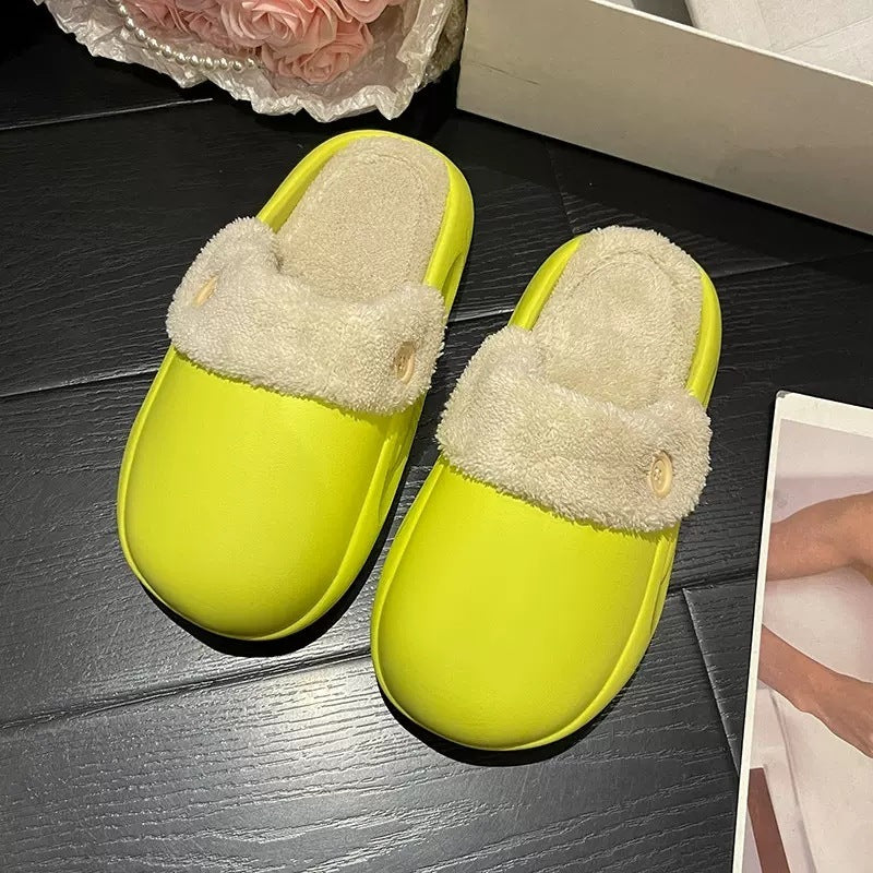 Detachable Washable Winter Warm House Slippers